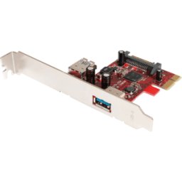 STARTECH.COM ST PEXUSB3S11 - Tarjeta PCIe, 1 interno 1 puerto externo USB 3,0, perfil bajo op