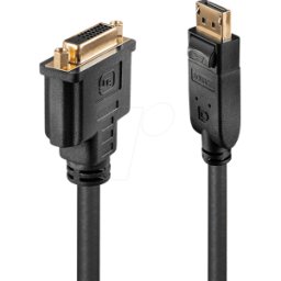 LINDY 41004 - Adaptador DisplayPort, conector DP a conector DVI