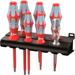WERA 3160I7 - Juego de destornilladores Kraftform Plus, mixto, 7 piezas