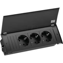 BACHMANN BACH 927.160 - KAPSA set caja de enchufe + tapa, 3 vías