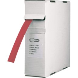 FREI SDB 25,4 RT - Caja de tubo termorretráctil, 5 m, rojo, 25,4 mm de di&aa