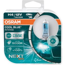 OSRAM AUTOMOTIVE OSR 64193CBN-HCB - Lámpara para automóviles, H4, paquete de 1, P43t, Cool Blue Inte