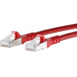METZ CONNECT BTR 1308451566-E - Cable de conexión RJ45 Cat.6a S/FTP 1,5 m rojo