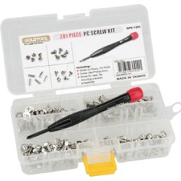 INLINE INL 77785 - Juego de tornillos para PC con destornillador, 201 piezas