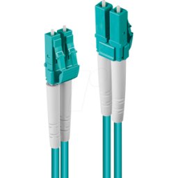 LINDY 46400 - Cable de fibra óptica LC/LC OM3 50/125 micras 30m