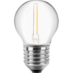 BLULAXA 49169 - Lámpara de filamento LED G45 E27 1,4W 80 lm WW