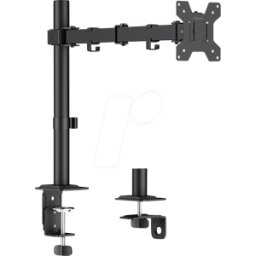 LOGILINK BP0216 - Soporte para monitor, 1 pantalla, 27" - 32", 376 mm, soporte de
