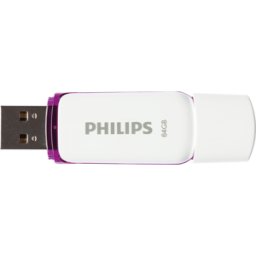 PHILIPS MEDIA PHI FM64FD70B - Memoria USB, USB 2,0, 64 GB, Edición Nieve Magic Purple
