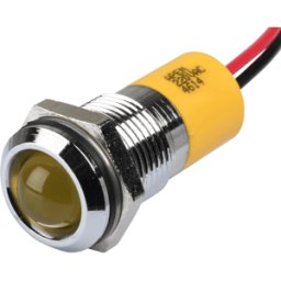 APEM APM Q14P3C Y220E - Lámpara de señalización LED, amarilla, 220