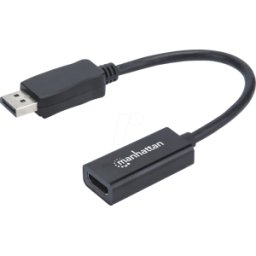 MANHATTAN 151634 - Adaptador DisplayPort, conector DP a conector HDMI