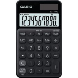 CASIO SL310UC-BK - Calculadora CASIO, solar, negra