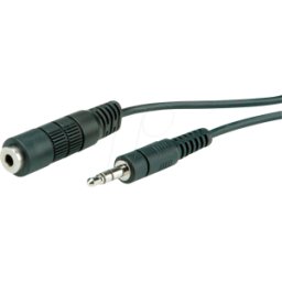ROLINE 11094352 - cable jack de 3,5mm mm, enchufe / zócalo, 2 m