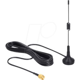 DELOCK 88877 - Antena 433 MHz macho N 1,32 dBi omnidireccional fija