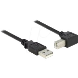 DELOCK 83519 - Cable USB 2.0 Tipo-A macho > USB 2.0 Tipo-B macho sesgado 1 m ne