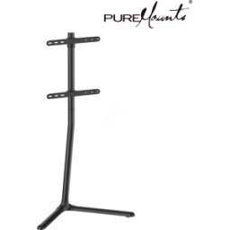 PUREMOUNTS PM-TVS-40 - Soporte de TV, 32" - 72", altura ajustable, hasta 40 kg, negro