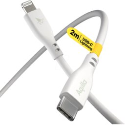 AQIILA 4SI843 - Cable de carga/sincronización, conector USB C > Lightning