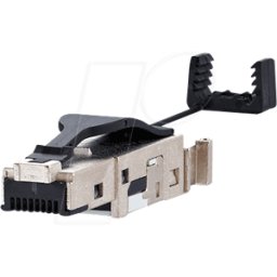 METZ CONNECT BTR 1401405012-I - Conector de campo RJ45 E-DAT Industry, negro