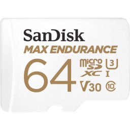SDSQQVR064GGN6IA - Tarjeta de memoria microSDXC de 64 GB, SanDisk Max Endurance