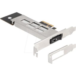 DELOCK 47028 - Marco extraíble PCIe para 1x M.2 NVMe SSD, bloqueo