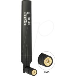 DELOCK 88416 - Antena GSM, UMTS, conector SMA, omnidireccional