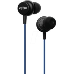 VEHO VEP104Z3B - Auriculares/auriculares, con micrófono, cable, azul