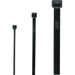 CIMCO 181874 - Bridas de cable, negro, 7.5x450mm, 100 piezas