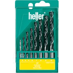 HELLER BOHRERSATZ H-8 - Juego de brocas para madera, 3-10 mm