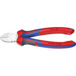 KNIPEX KN 70 05 180 - Alicate de corte diagonal, vanadio-Super, 180 mm, cromado