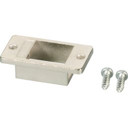EFB-ELEKTRONIK EFB ET-25188.1 - Marco de montaje KEYSTONE DE 1 puerto, zinc fundido a presi&oacu