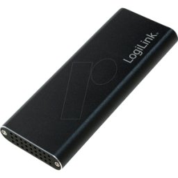 LOGILINK UA0314 - Carcasa externa M.2 SATA HDD/SSD, USB 3.1, negra