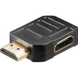 GOOBAY 65750 - Adaptador, conector HDMI macho a hembra, 8K 60 Hz, 270° horizont