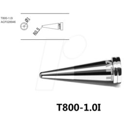 ATTEN T800-1,0I - Punta para soldar, 1,0 mm, punta de lápiz, recta