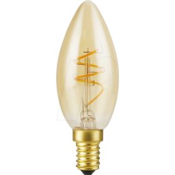 SCHIEFER LIGHTING SCHI LS149125005 - Lámpara LED E14, 2,9 W, 250 lm, 2200 K, filamento, regulable