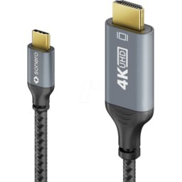 SONERO SON SPC-V100-010 - Adapter cable USB Type-C > HDMI, 4K@60 Hz, 1.0 m