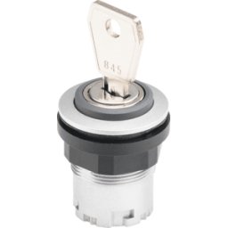 SCHLEGEL JRMSSA13E - Pulsador con llave - RONDEX JEWEL, plateado