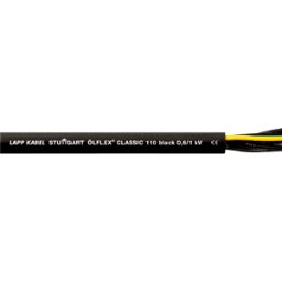 LAPP CLBL 3G1,0-100 - Cable de control CLASSIC 110 Black, 3 x 1 mm, 100 m, con PE