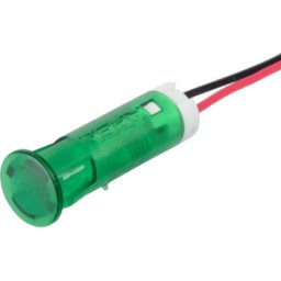 APEM APM QS83 G24 - Lámpara de señalización LED, verde, 24 V, 8