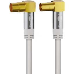 GOOBAY 70420 - Cable de conexión de antena (IEC) (tipo 135 dB) 4x apanta