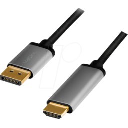 LOGILINK CDA0107 - DP 1.4 a conector HDMI a, 4K a 60 Hz, 2 m