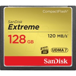 SDCFXSB-128G-G46 - Tarjeta de memoria CF 128GB, SANDISK Extreme 120MB/s.