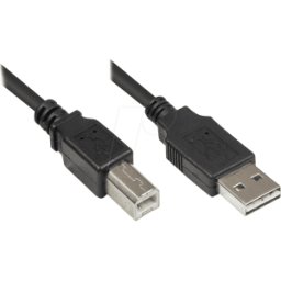 GOOD CONNECTIONS GC 2510-EU05 - Cable USB 2.0, enchufe EASY a a conector B, 5 m