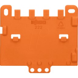 WAGO 222-505 - Placa de descarga de tracción a la que se puede aplicar l