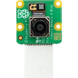RASP CAM 3 W - Raspberry Pi - Cámara, 12MP, 120°, v3
