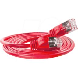 SLIM SL6 05 RT - Cat.6 Cable ligero DELGADO U/FTP 0,5 m rojo