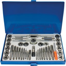 MC-POWER MCP-1533650 - Juego de herramientas de roscar, 40 piezas, M3 - M12