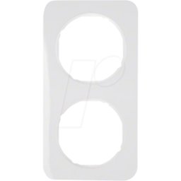 BERKER 10122189 - Marco 2x R.1 blanco polar, brillante
