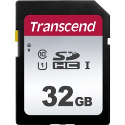 TRANSCEND TS32GSDC300S - TARJETA DE MEMORIA SDHC, 32GB, CLASE 10 UHS-I U1, 300S.