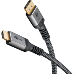 GOOBAY 78964 - Conector DP 2.X a HDMI A, 8K@60Hz, 1,0 m.