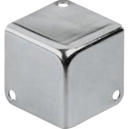 MONACOR MON MZF-8502 - Esquina de equipaje de metal, plata