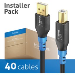 PURELINK FI-U200-015-PCK - Cable USB de 480 Mb/s, de conector A a conector B, 1,5 m, paquet